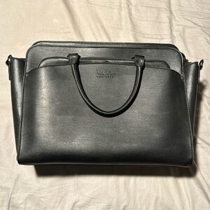 Black crossbody tote bag - Nicole Miller